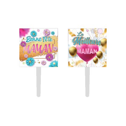 Bonne fête Maman Girly - Élément décoratif clignotant " Bonne fête Maman Girly " : Élément décoratif clignotant 50 pièces Dimensions : H.3,3 cm Matière : plastique Lumière multicolore Couleur : multicolore Référence : 4027 Thème : Fêtes des mères - Mondo Déco entreprise française