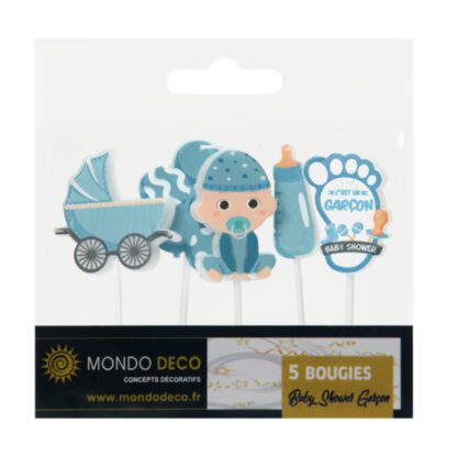 Baby shower / Gender reveal garçon - Mondo Déco entreprise française