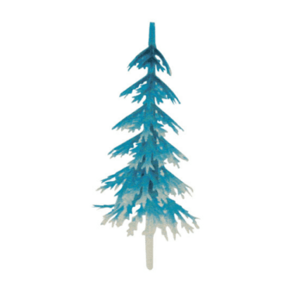 Sapins blancs et bleus : 144 pièces Dimensions : H.4,5 cm - Ø 3 cm Matière : plastique Couleur : bleu et blanc Référence : 3012 Décors pâtissiers Thème : Fêtes de fin d'année - Mondo Déco